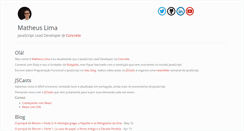 Desktop Screenshot of matheuslima.com
