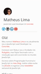 Mobile Screenshot of matheuslima.com